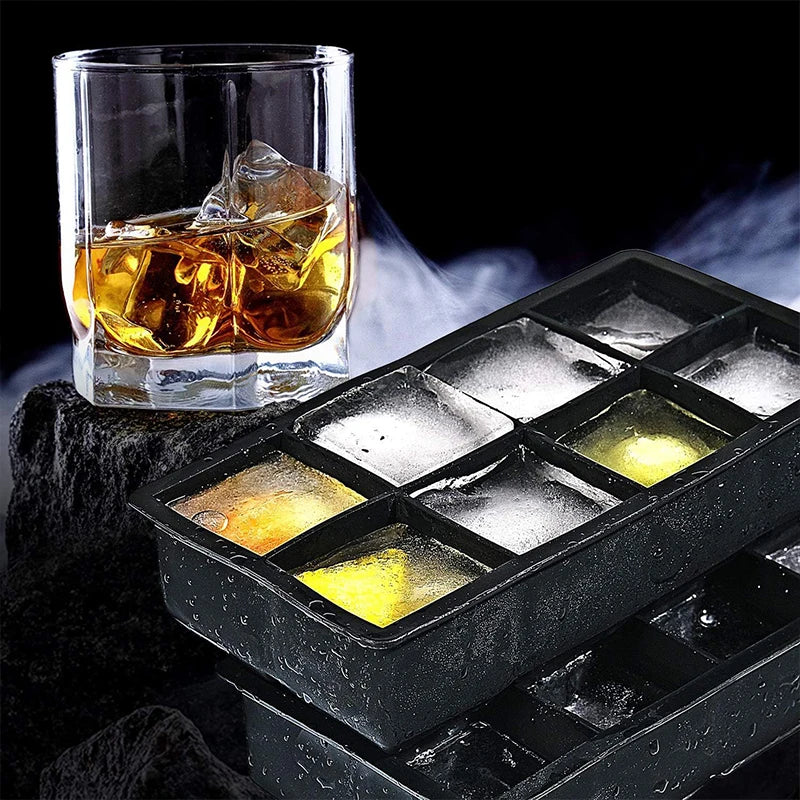 Silicone Ice Cube Tray Mold – Grid Design for DIY Ice Silicone Ice Tray PLUSH