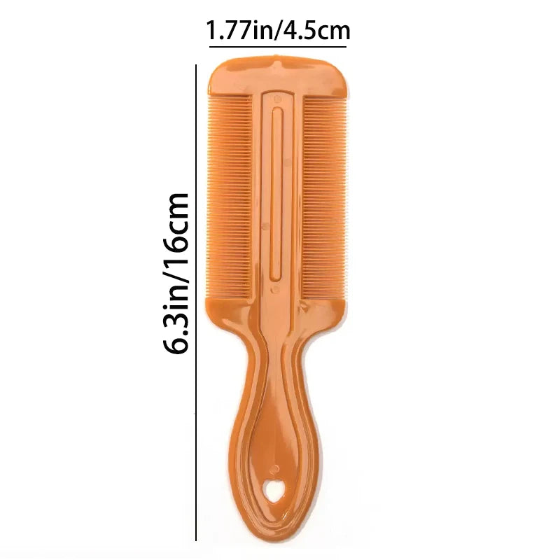Ultra-Dense Fine-Tooth Double-Sided Comb for Hair & Scalp Care Fine Tooth Comb PLUSH 1pcs