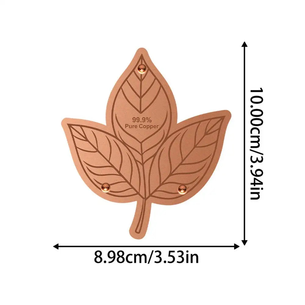 Copper Bird Bath Purifier Disk – Triple-Point Support Bird Bath Accessory PLUSH 03