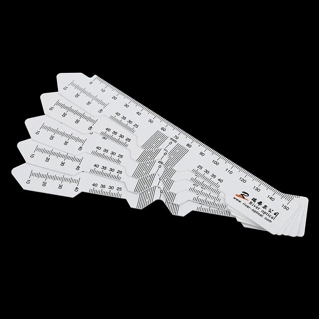 Plastic PD Ruler 5-Pack | Pupil Distance Measurement Tool Optical Measurement Tool PLUSH