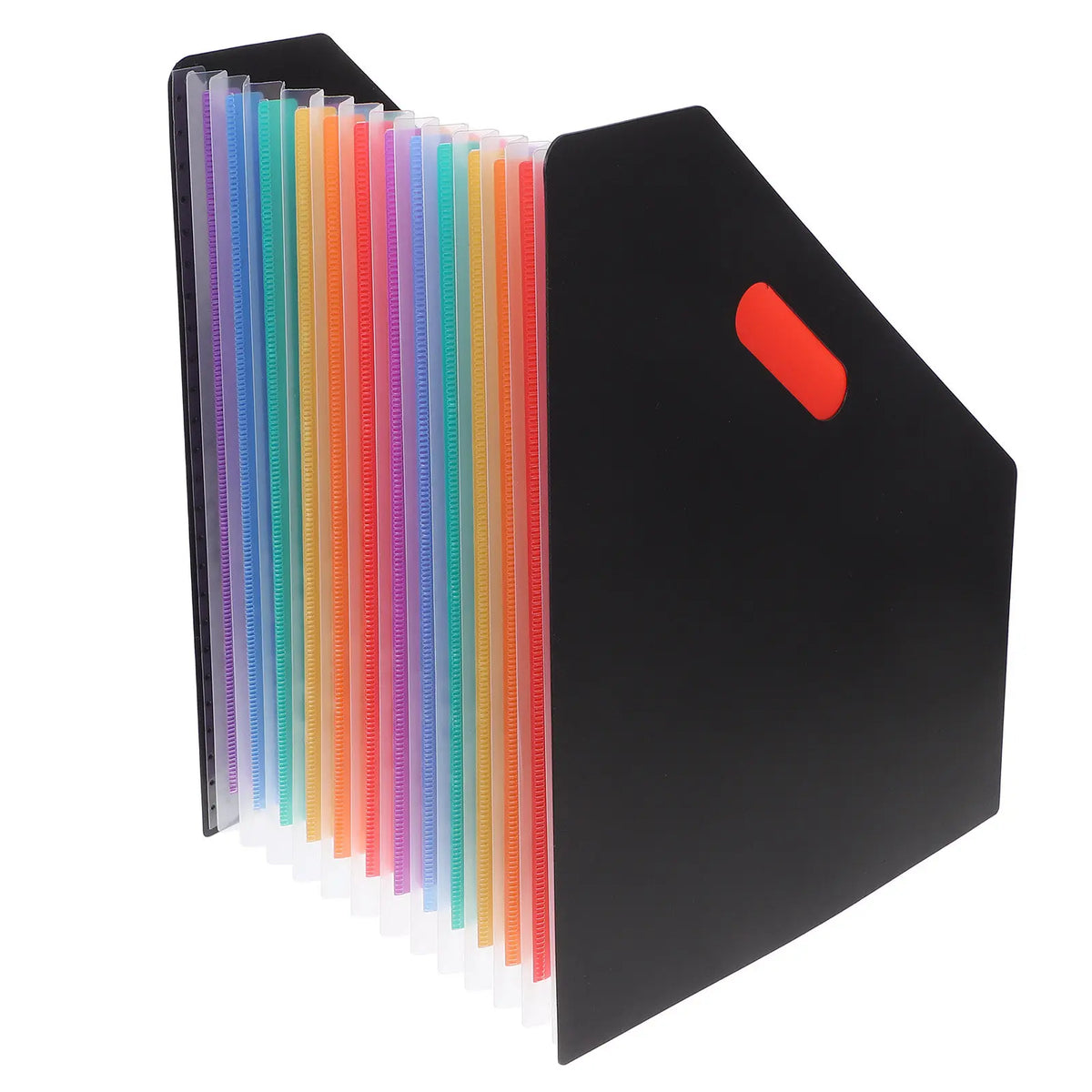 Vertical Accordion File Folder | Large Capacity Document Organizer Accordion File Organizer PLUSH