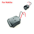 Makita 14.4–18V Li-Ion Battery Adapter Dock | 14AWG Wires & Switch Battery Adapter Dock PLUSH Without Switch france