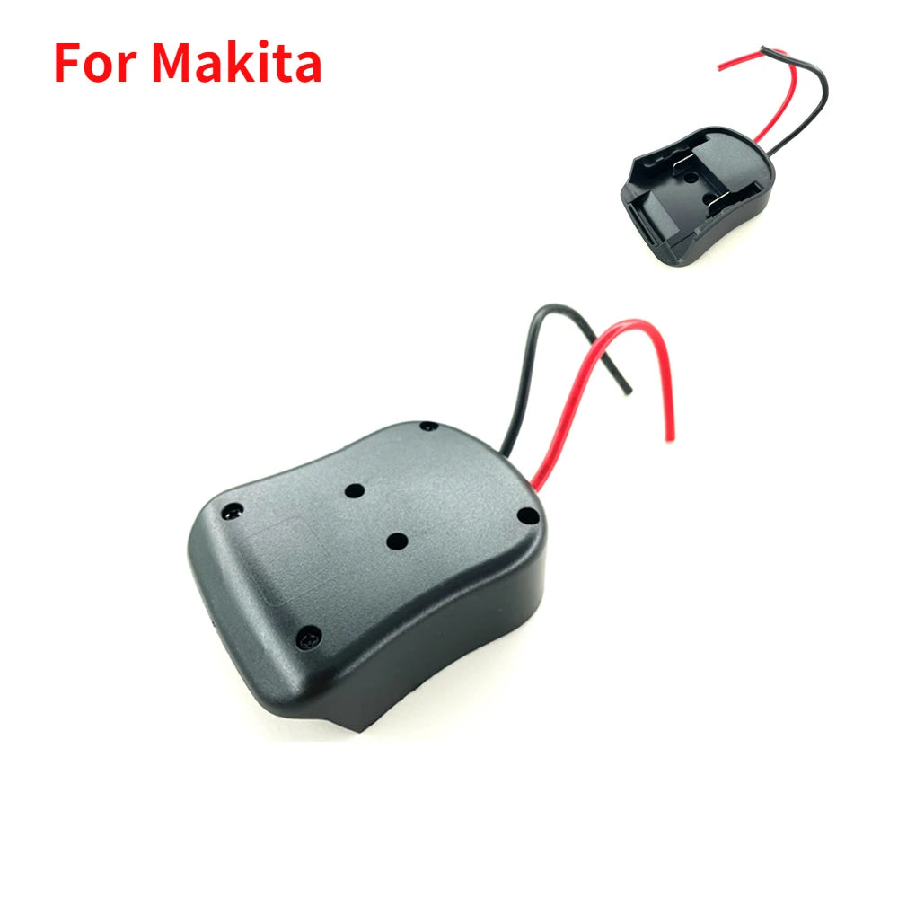 Makita 14.4–18V Li-Ion Battery Adapter Dock | 14AWG Wires & Switch Battery Adapter Dock PLUSH Without Switch france