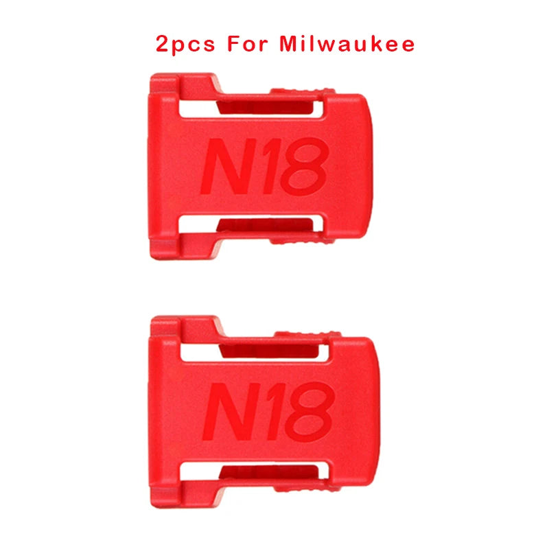 2pc 18V Battery Wall Mount Holder Rack – Makita Bosch Milwaukee Battery Wall Mount Holder PLUSH For Milwaukee 1 China Mainland