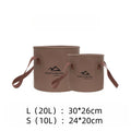 Foldable Camping Cube Water Bucket 16–20L Collapsible Collapsible Camping Bucket PLUSH Folding Bucket S