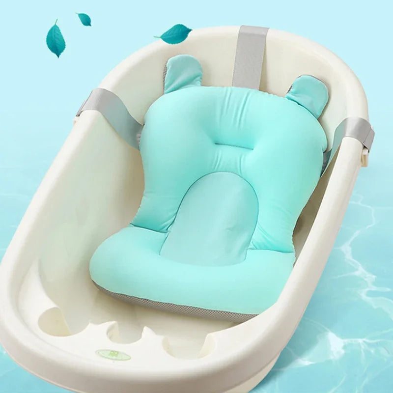 Foldable Baby Bath Seat Support Mat – Anti-Slip Cushion Baby Bath Support Mat PLUSH