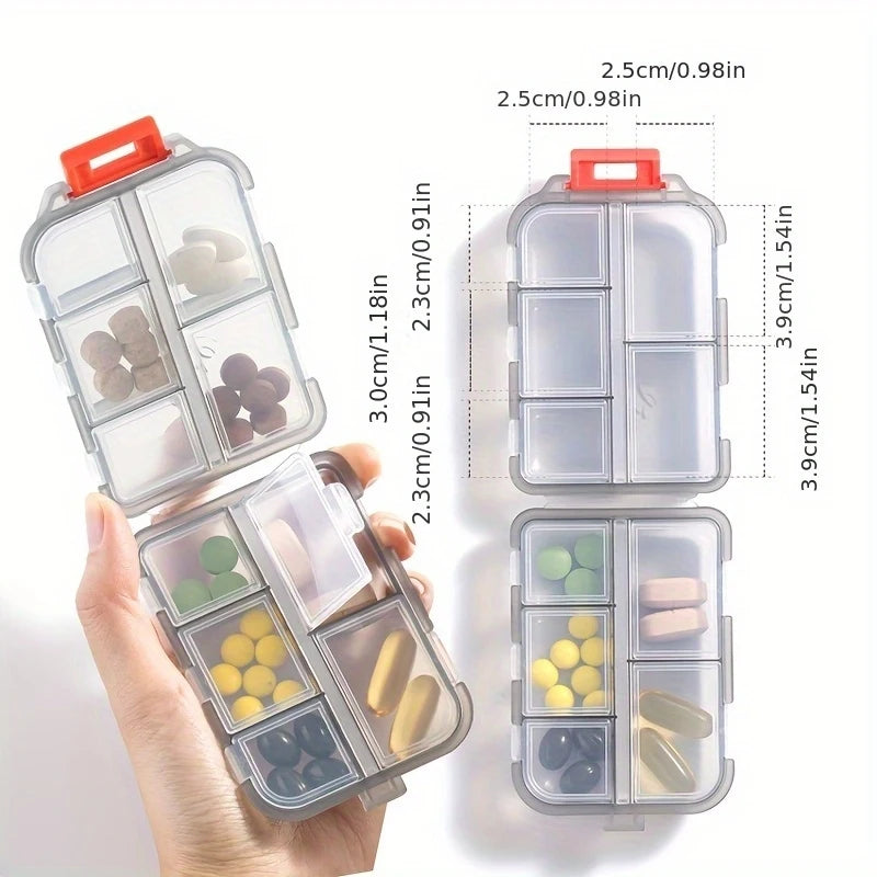 Portable Clear Plastic Storage Box – Jewelry, Vitamins & More Portable Storage Box PLUSH