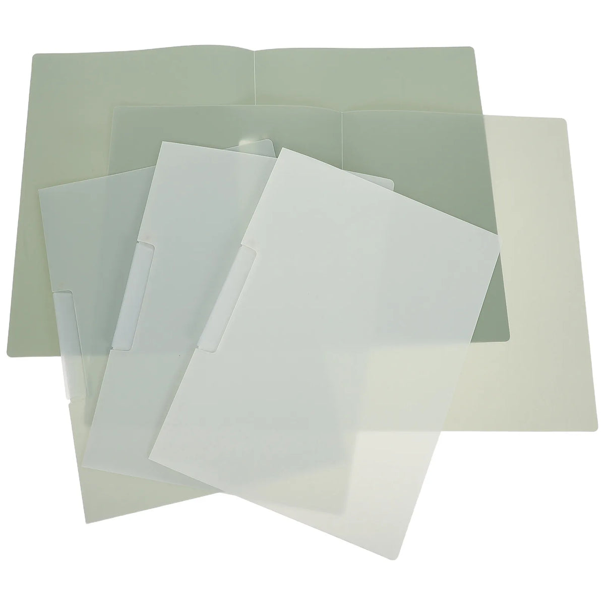 5-Pack Swing Clip Transparent Report Covers – A4 File Folders Plastic File Folders PLUSH