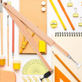 2Pcs Large Wooden Geometry Compass – Classroom Drawing Tool Drawing Compass Set PLUSH Default Title