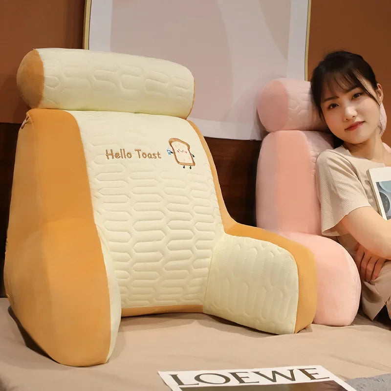 Cartoon Plush U-Shape Lumbar Cushion for Bed & Sofa Lumbar Support Pillow PLUSH