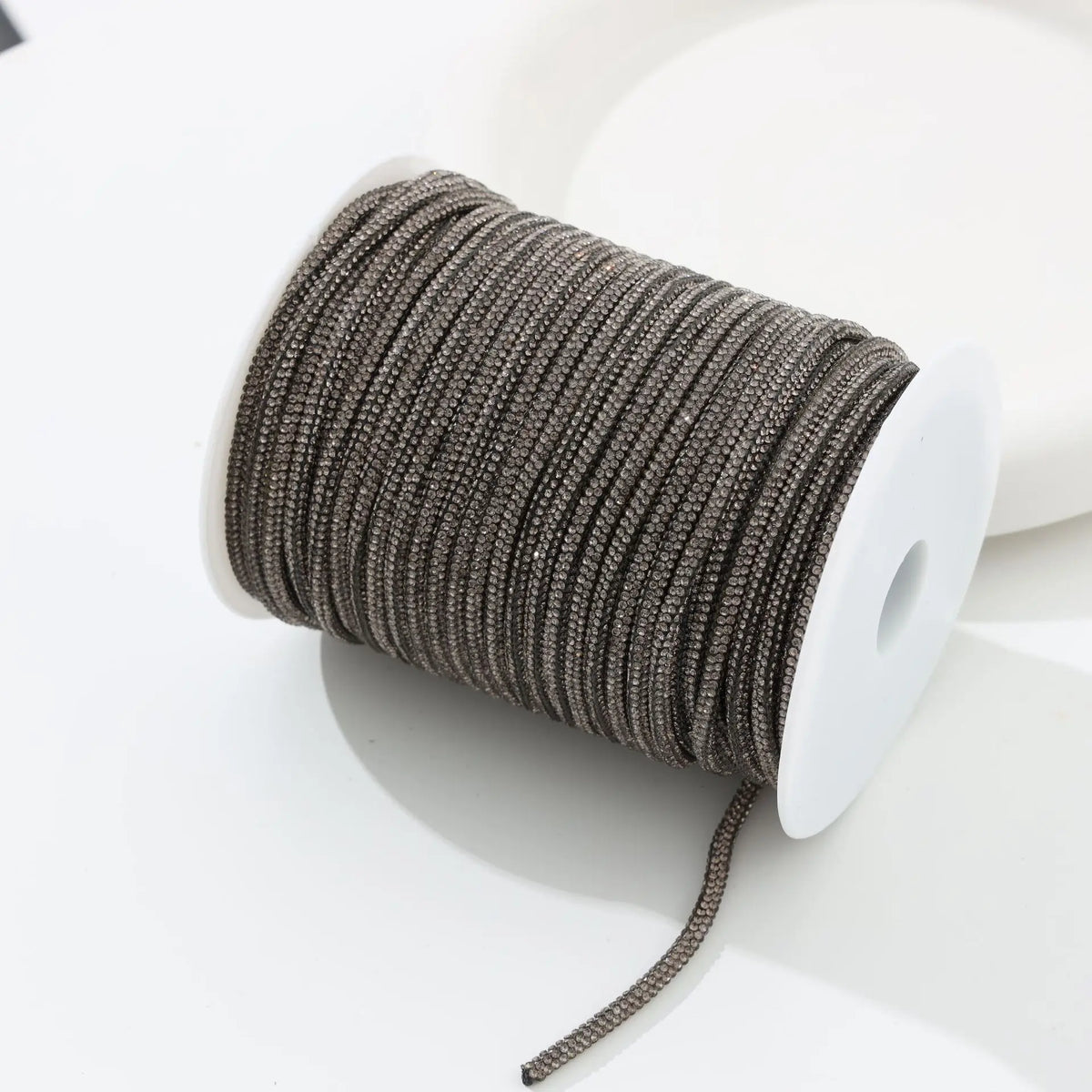 50 Yards 4mm Glass Rhinestone Rope Crystal Cord Trim – DIY