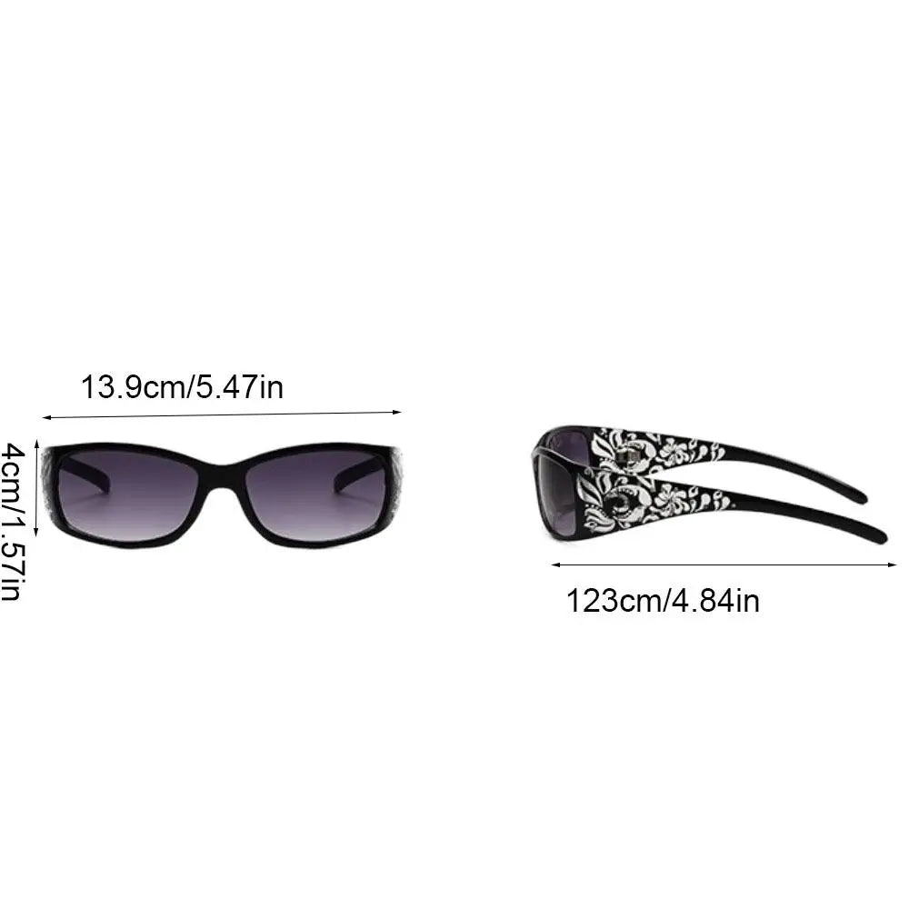 Y2K Rhinestone Cat Eye Sunglasses UV400 Korean Style Fashion Sunglasses PLUSH