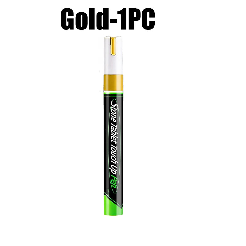 Pet Tombstone Touch-Up Paint Pen – Waterproof Metal Lettering Touch-Up Paint Pen PLUSH Gold