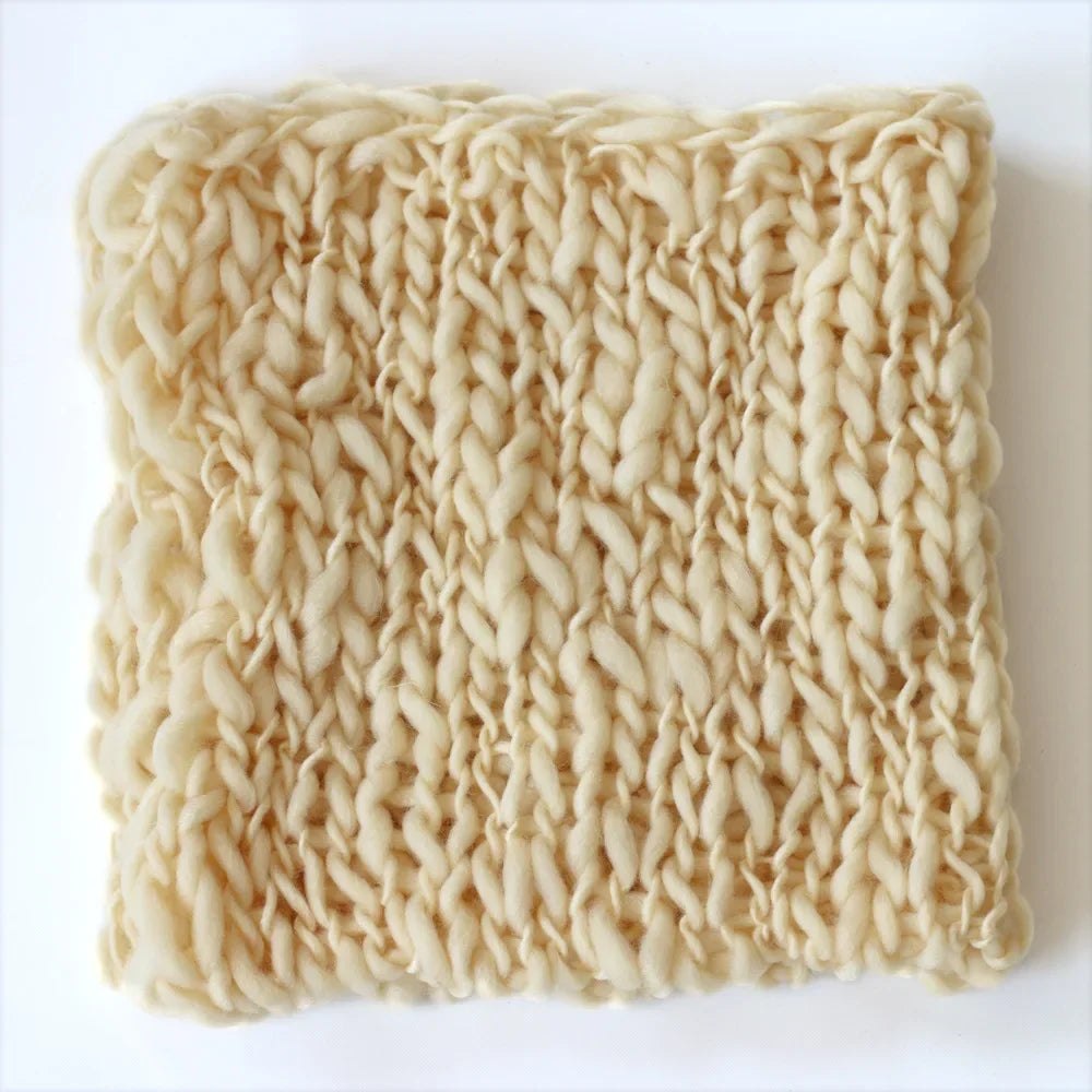 Newborn Photography Prop Blanket – Handmade Flokati Weave Mat Baby Photo Prop PLUSH 6