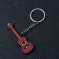 Musical Instrument Keychain – Guitar Violin Piano Pendant Novelty Keychain PLUSH Ukulele