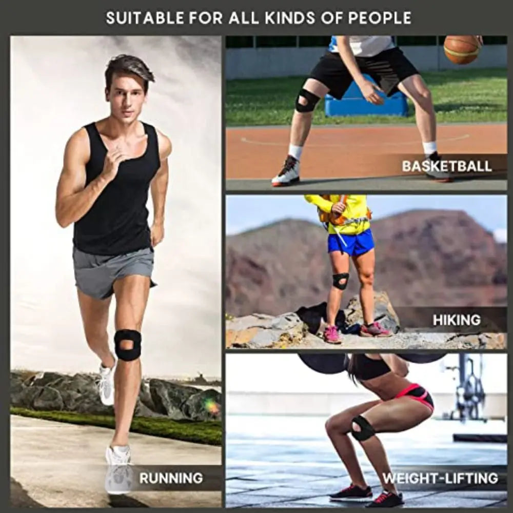 Adjustable Patella Knee Support Band – Breathable Brace Knee Support Band PLUSH