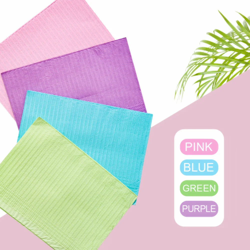 20pcs Disposable Nail Art & Tattoo Table Mat – Waterproof Pad Nail Art Mat PLUSH
