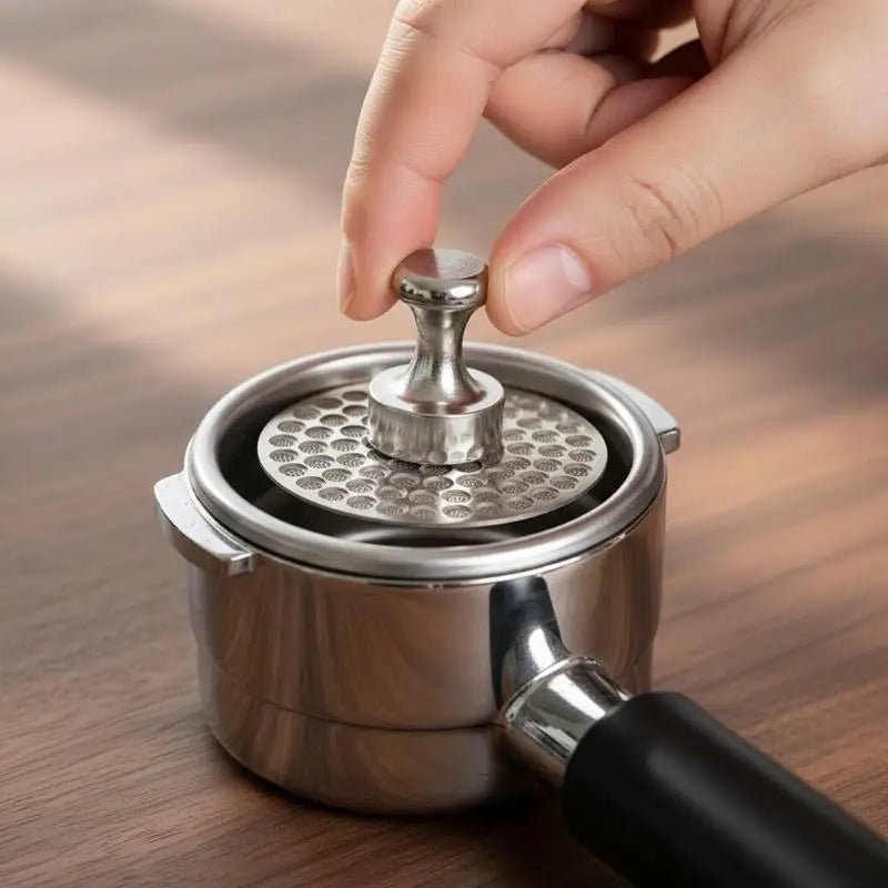 Espresso Puck Screen Magnet Handle 51mm 53mm 58mm | Stainless Espresso Accessory PLUSH