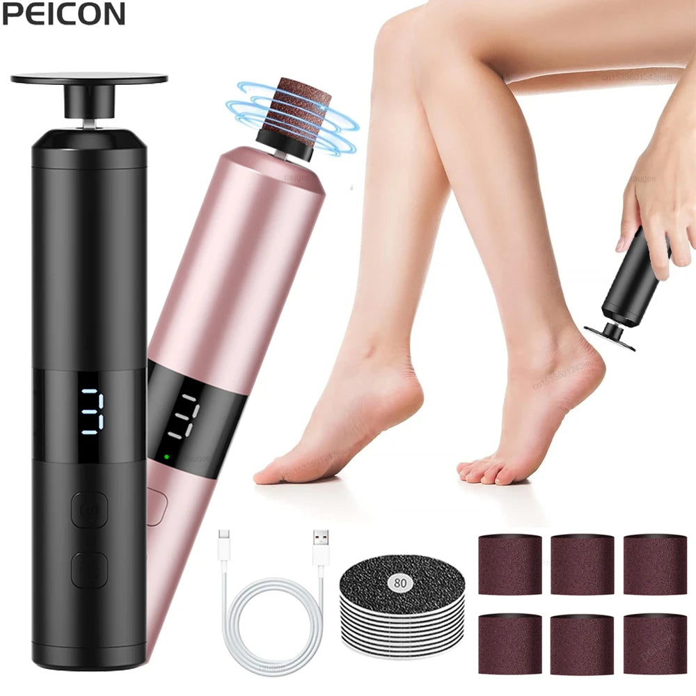Electric Foot Callus Remover & Pedicure File – raugee Electric Foot File PLUSH