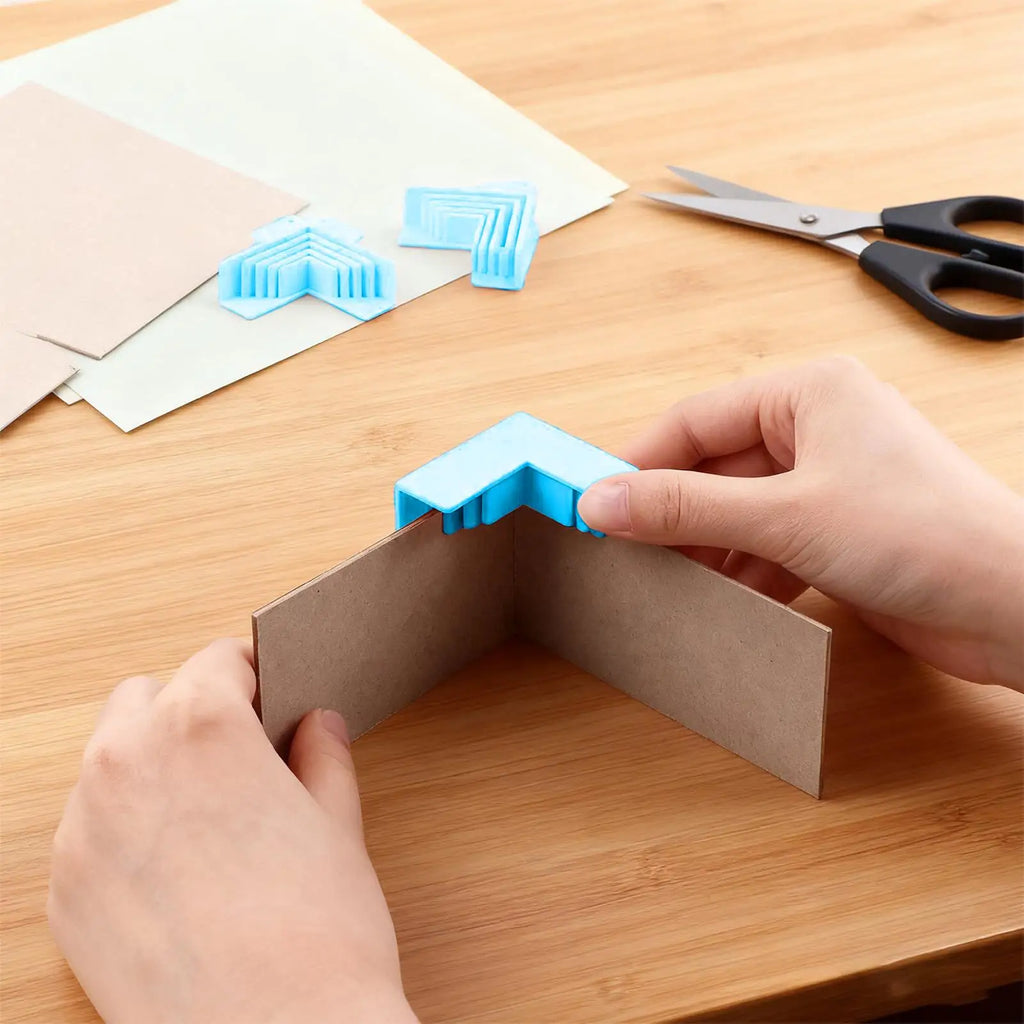 Box Corner Guides 6pc – Right Angle Clamp Tool for Crafting Craft Corner Clamp PLUSH