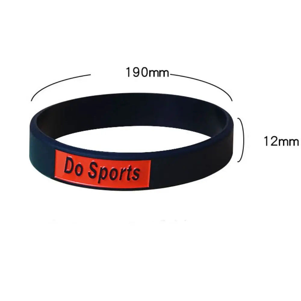 Silicone Sport Wristbands – Printed Engraved Fashion Bracelets Silicone Wristband PLUSH