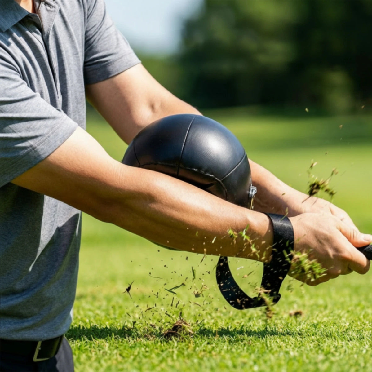 Golf Swing Inflatable Ball Aid – Adjustable Swing Trainer Golf Swing Trainer PLUSH