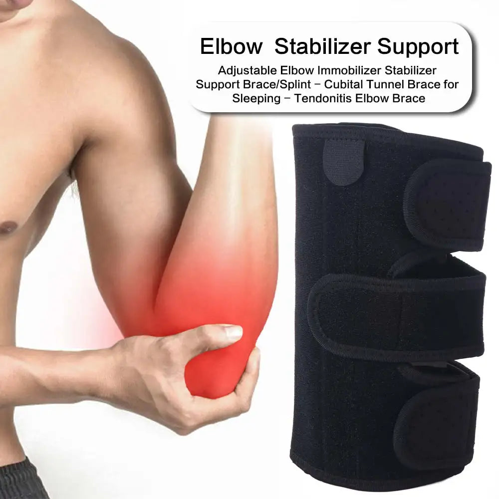Thickened Elbow Brace Sleeve – Adjustable Neoprene Arm Support Elbow Brace Support PLUSH