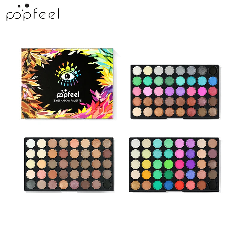 POPFEEL 120 Colors Eyeshadow Palette – Matte & Shimmer Shades Eyeshadow Palette PLUSH