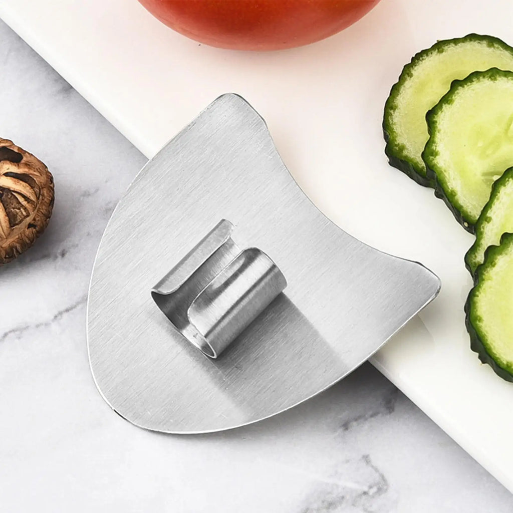 Stainless Steel Finger Guards for Cutting | 2 or 4 Pack Kitchen Finger Guard PLUSH