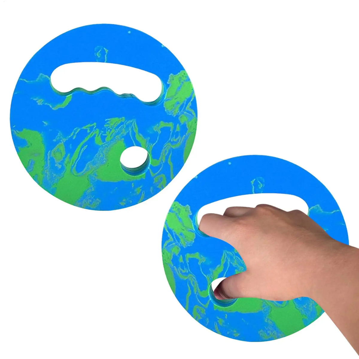 Swimming Hand Paddles 2pcs – Pool Water Exercise Discs Swim Training Paddles PLUSH