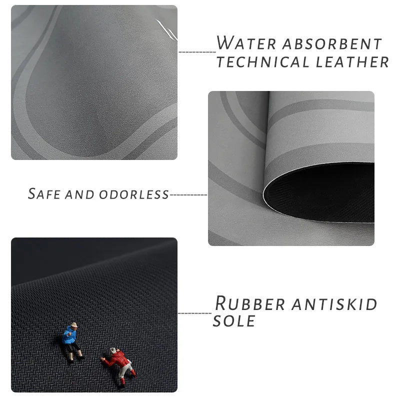 Diatom Mud Coffee Machine Mat – Water Absorbing Drip Pad Kitchen Drip Mat PLUSH