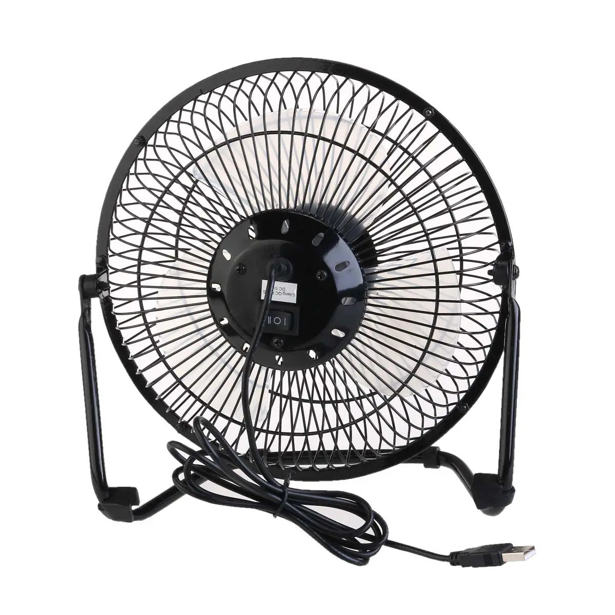 Foxnovo 8-Inch USB Metal Desktop Fan 360° Rotation 2-Speed USB Desktop Fan PLUSH