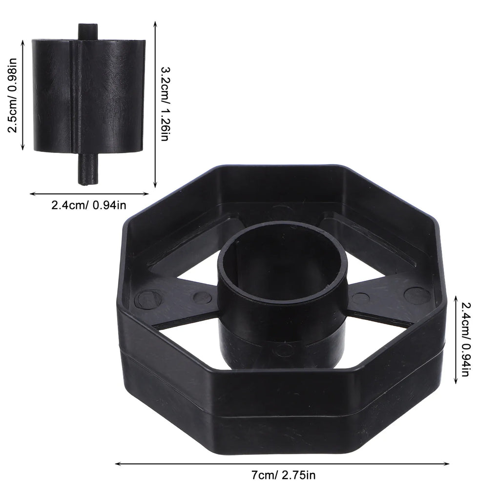 Tape Dispenser Replacement Roller Cores 6-Pack | Large & Small Tape Dispenser Parts PLUSH