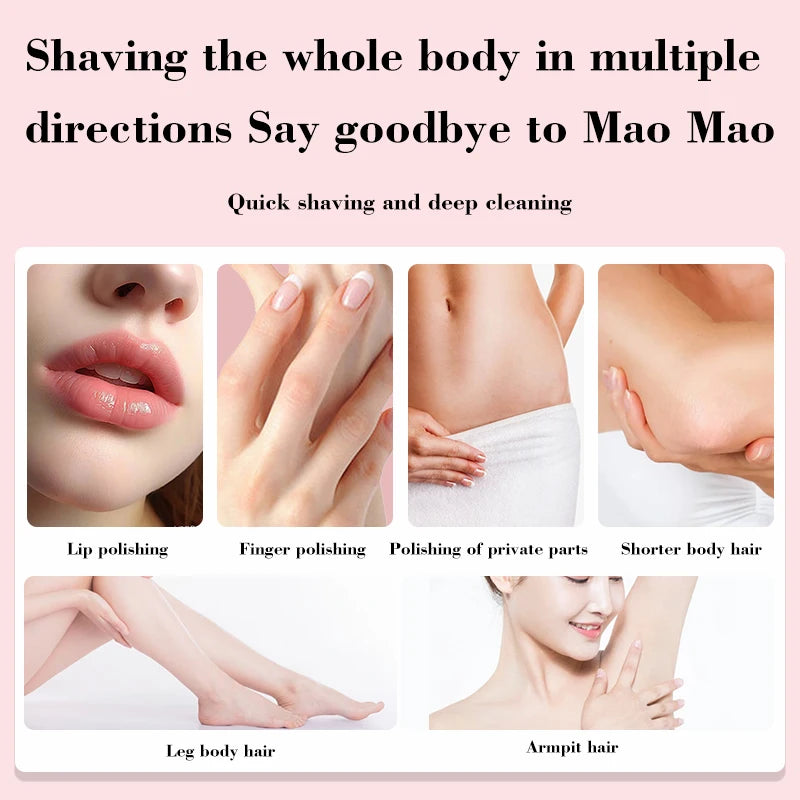 Women's Electric Facial & Body Hair Trimmer | Mini Shaver Electric Hair Trimmer PLUSH