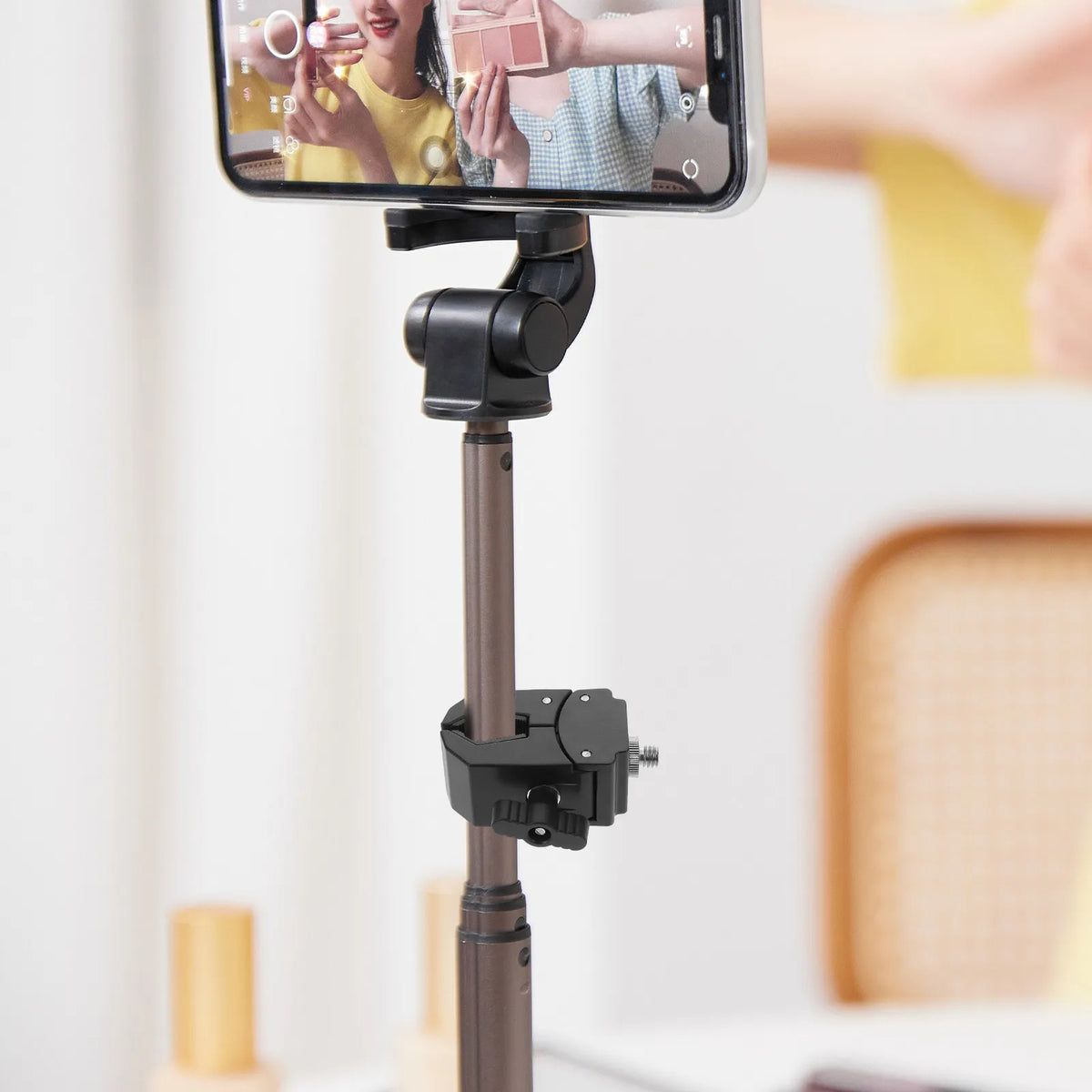 Mic Stand Clamp Adapter – Compact 3/8" Mount for Tripods & Poles Mic Stand Adapter PLUSH