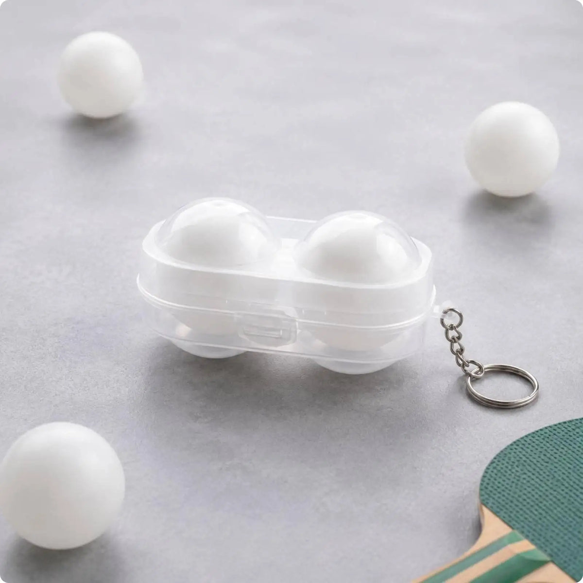 Tooyful Ping Pong Ball Case – Dual Carrier 3-Pack | PE Plastic Table Tennis Accessory PLUSH