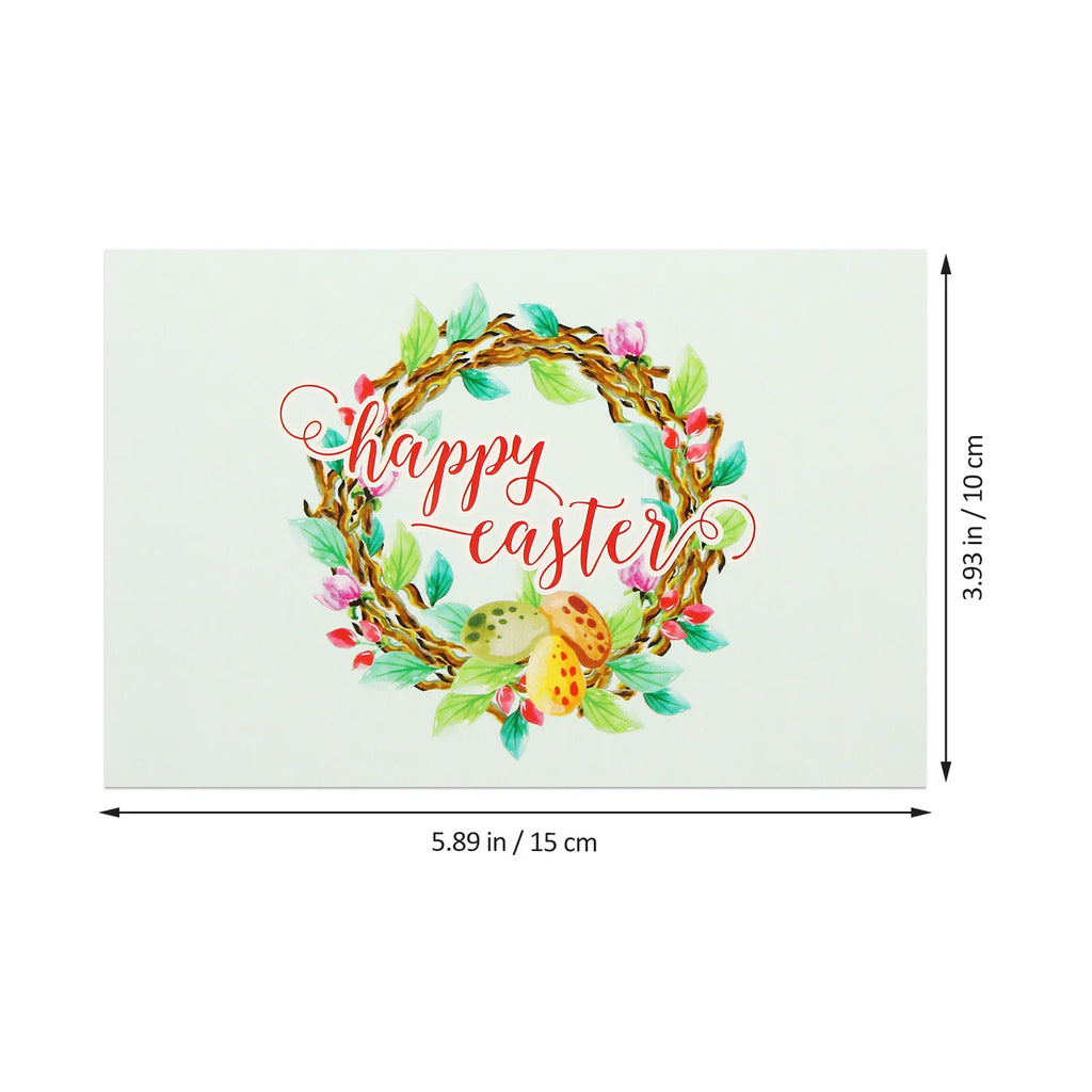 Easter Greeting Cards with Envelopes – 2 Sets, 12 Premium Cards Easter Greeting Cards PLUSH