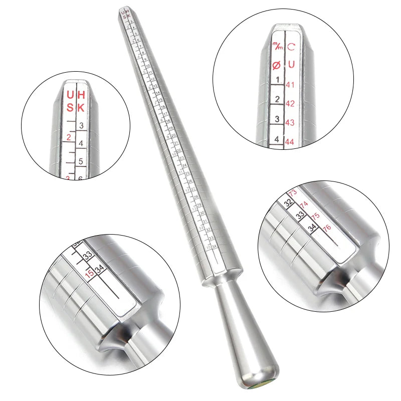Metal Ring Sizer Mandrel Gauge – DIY Jewelry Making Tool Jewelry Making Tool PLUSH