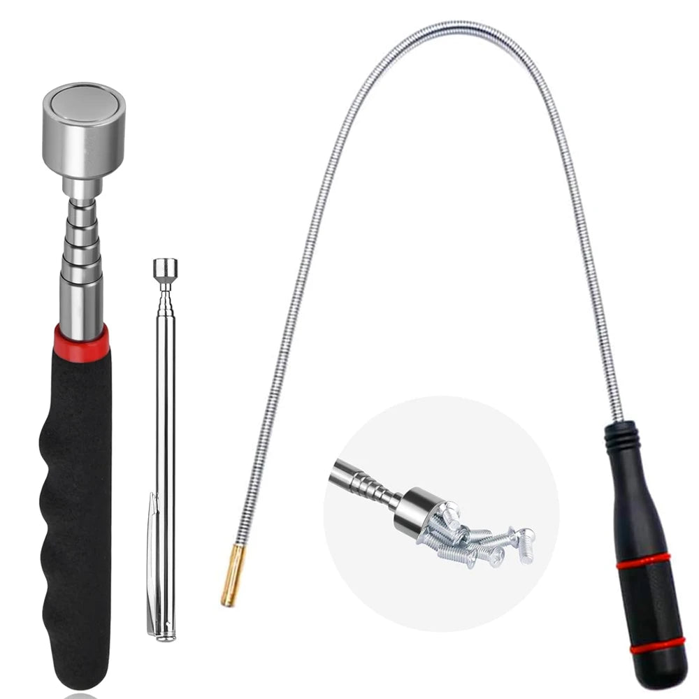 Telescoping Magnetic Pickup Tool – Extendable Magnet Stick Magnetic Pickup Tool PLUSH