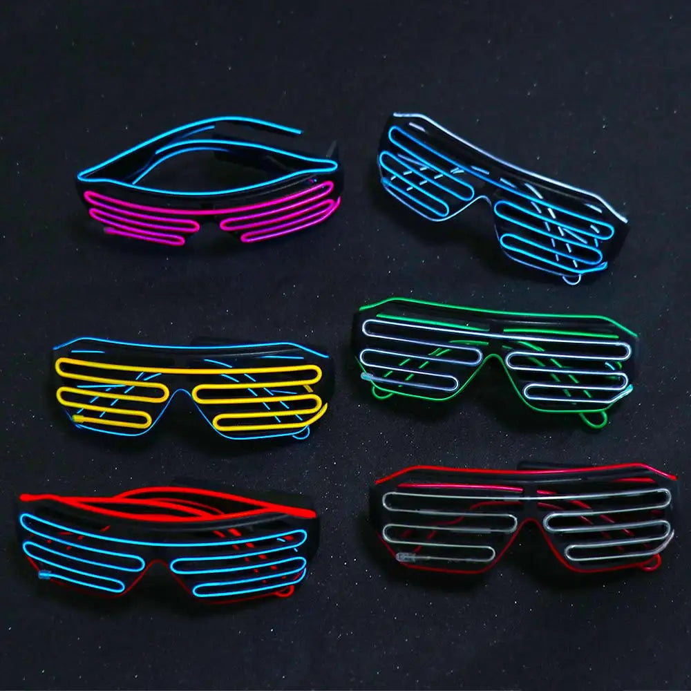 LED Glowing Glasses – Colorful Light-Up Party Glasses LED Party Glasses PLUSH