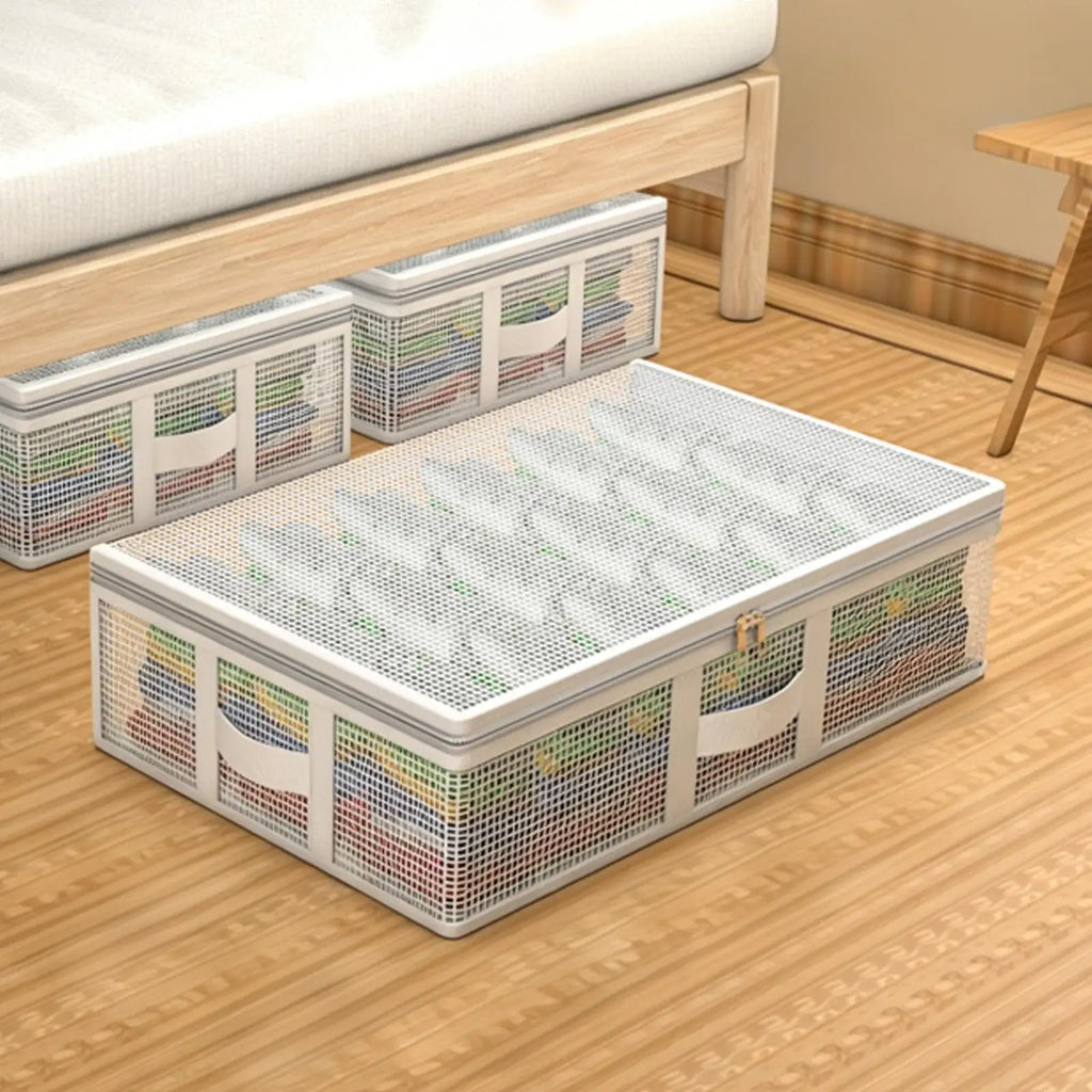 Under Bed Storage Bag 80x47x20cm – Foldable Clothes Organizer Under Bed Storage Bag PLUSH