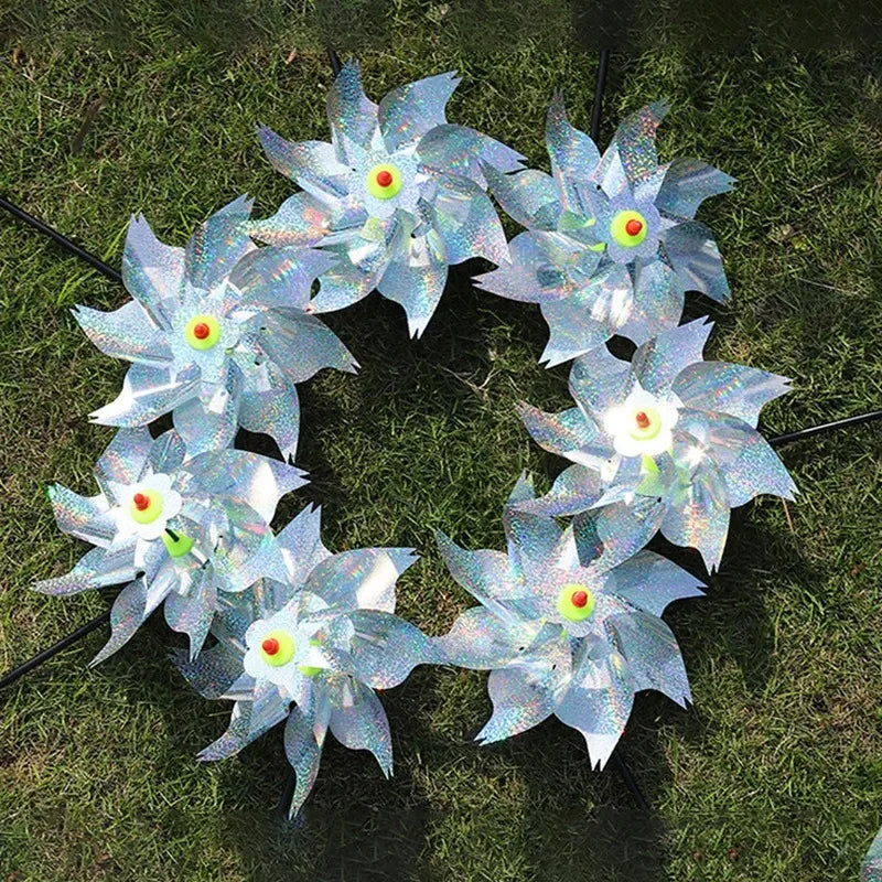 Reflective Bird Repeller Windmill Spinner – Garden Protection Bird Repeller Windmill PLUSH