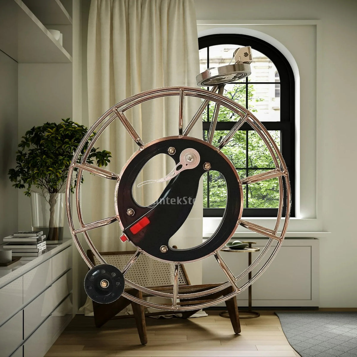 Stainless Steel Round Fishing Reel Spool with Brake Lever Fishing Reel Spool PLUSH LargeUniversal