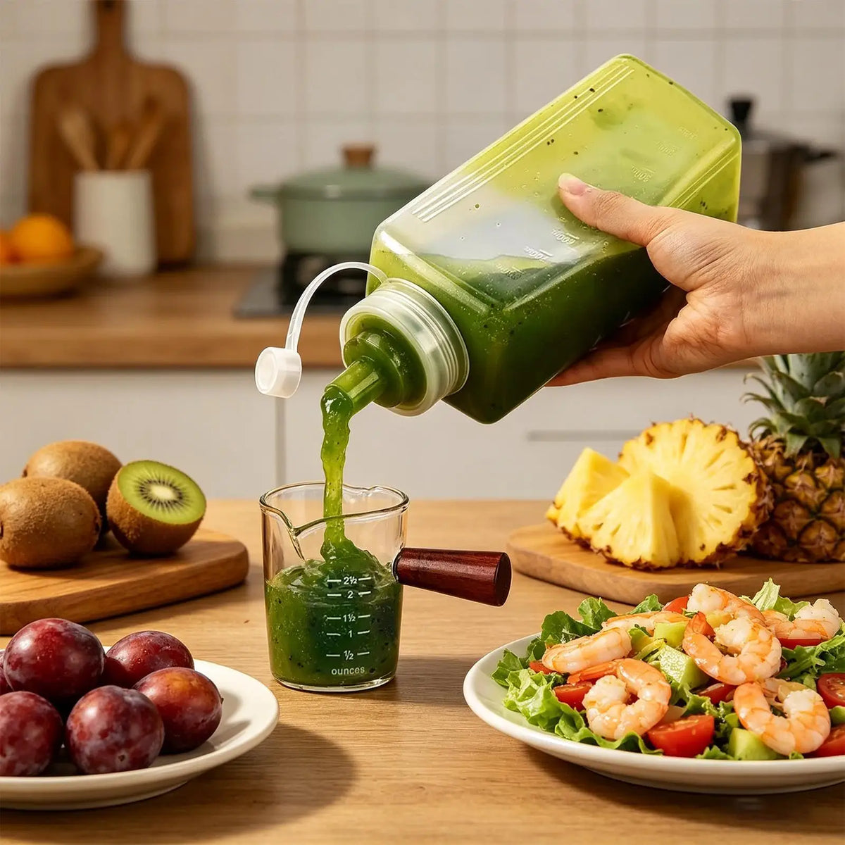 Large Caliber Condiment Squeeze Bottle – Kitchen Dispenser Condiment Dispenser Bottle PLUSH