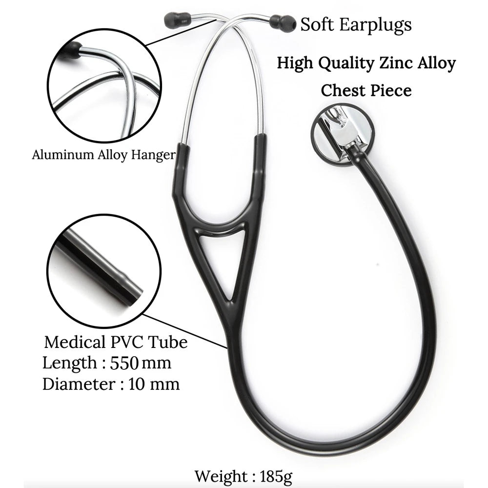 Professional Single Head Cardiology Stethoscope – Doctor & Student Medical Stethoscope PLUSH