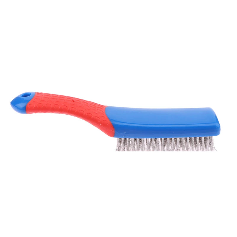 Heavy Duty Stainless Steel Wire Brush with Plastic Handle Wire Brush PLUSH