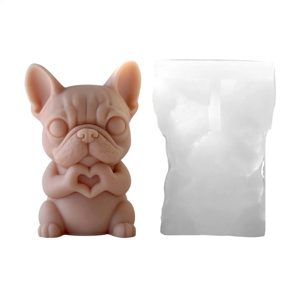 Cartoon Animal Silicone Candle Molds – Dog, Frog & Turtle DIY Silicone Candle Mold PLUSH