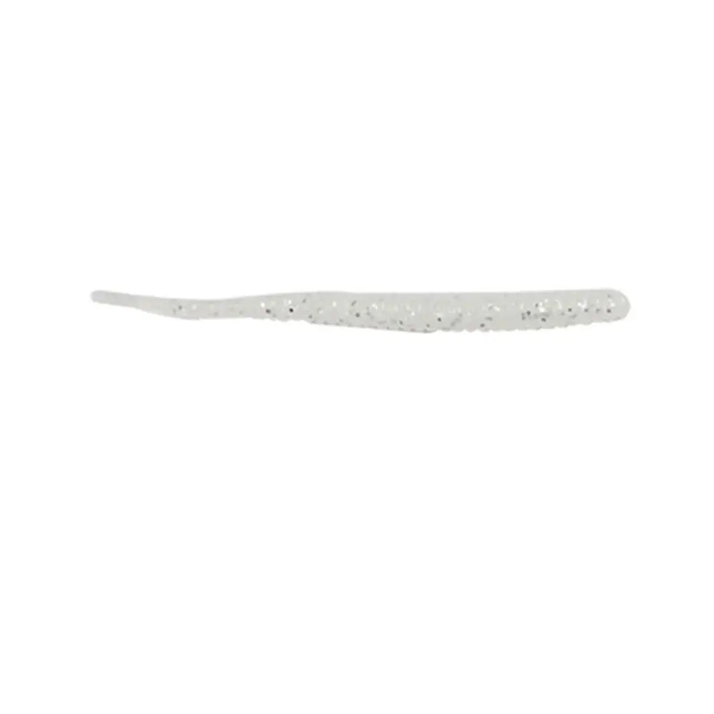 Silicone Screw Worm Soft Fishing Lures 20pcs – Slow Sink Bait Soft Fishing Lures PLUSH White 6CM
