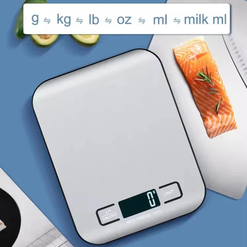Digital Kitchen Scale 5kg LED Display | 1g Precision Digital Kitchen Scale PLUSH