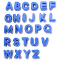 26pcs Alphabet Acrylic Letter Beads – DIY Jewelry & Keychain Acrylic Letter Beads PLUSH royal blue